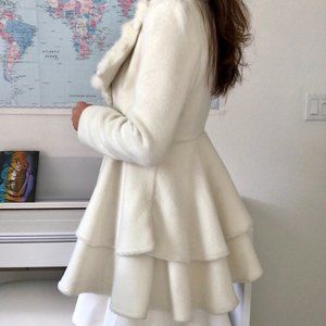 Fashion White Coat (Made in Korea)